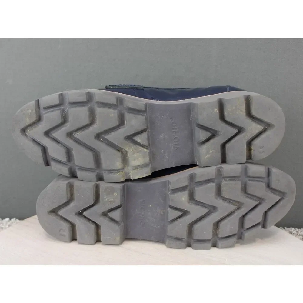 Vionic Cheryl II Loafers Womens 10 Navy Blue Leather Orthotic Comfort Flats - Picture 5 of 7